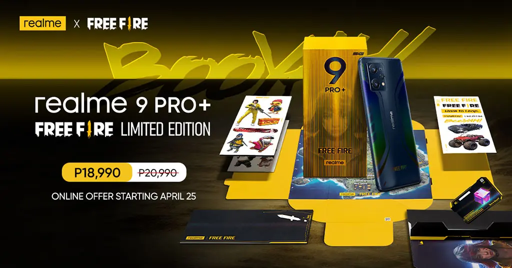 realme 9 proplus philippines free fire limited edition3