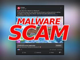 facebook ai game malware scam