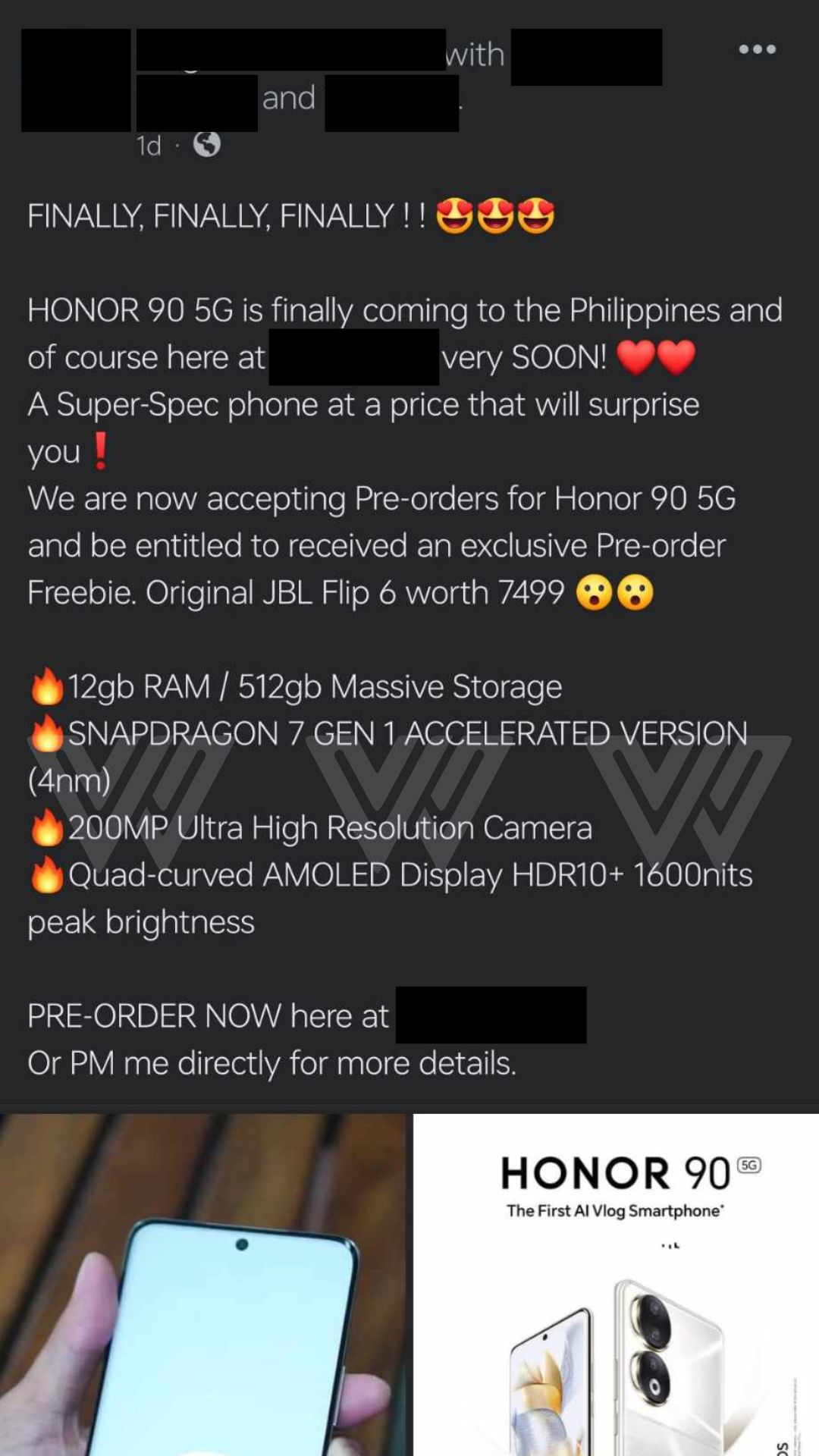 HONOR 90 5G Preorder di Filipina