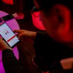 Event guests exploring the new BPI app 1