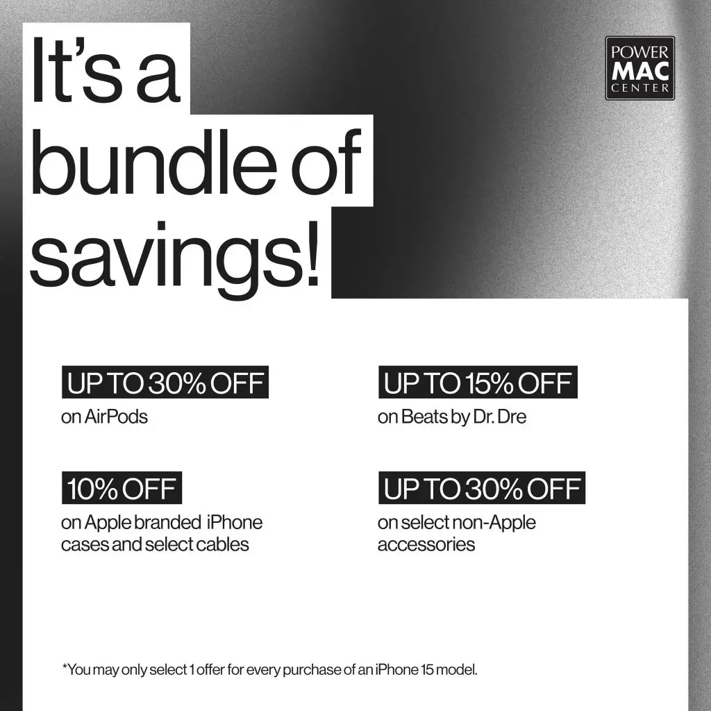 Bundle savings iPhone 15 PMC
