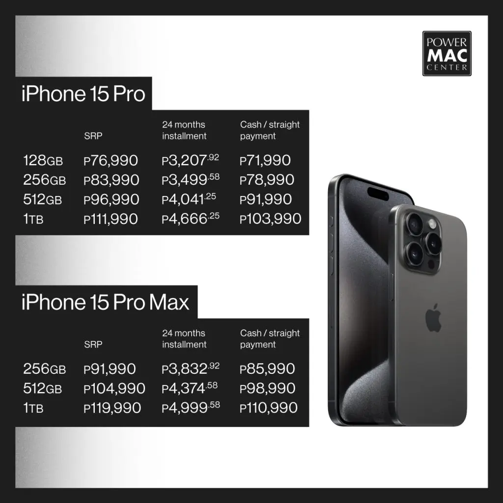 Price iPhone 15 PMC