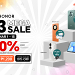 Main KV Its Raining Freebies with up to 50 Discount this HONOR 3.3 Mega Sale