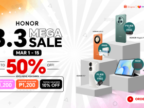Main KV Its Raining Freebies with up to 50 Discount this HONOR 3.3 Mega Sale
