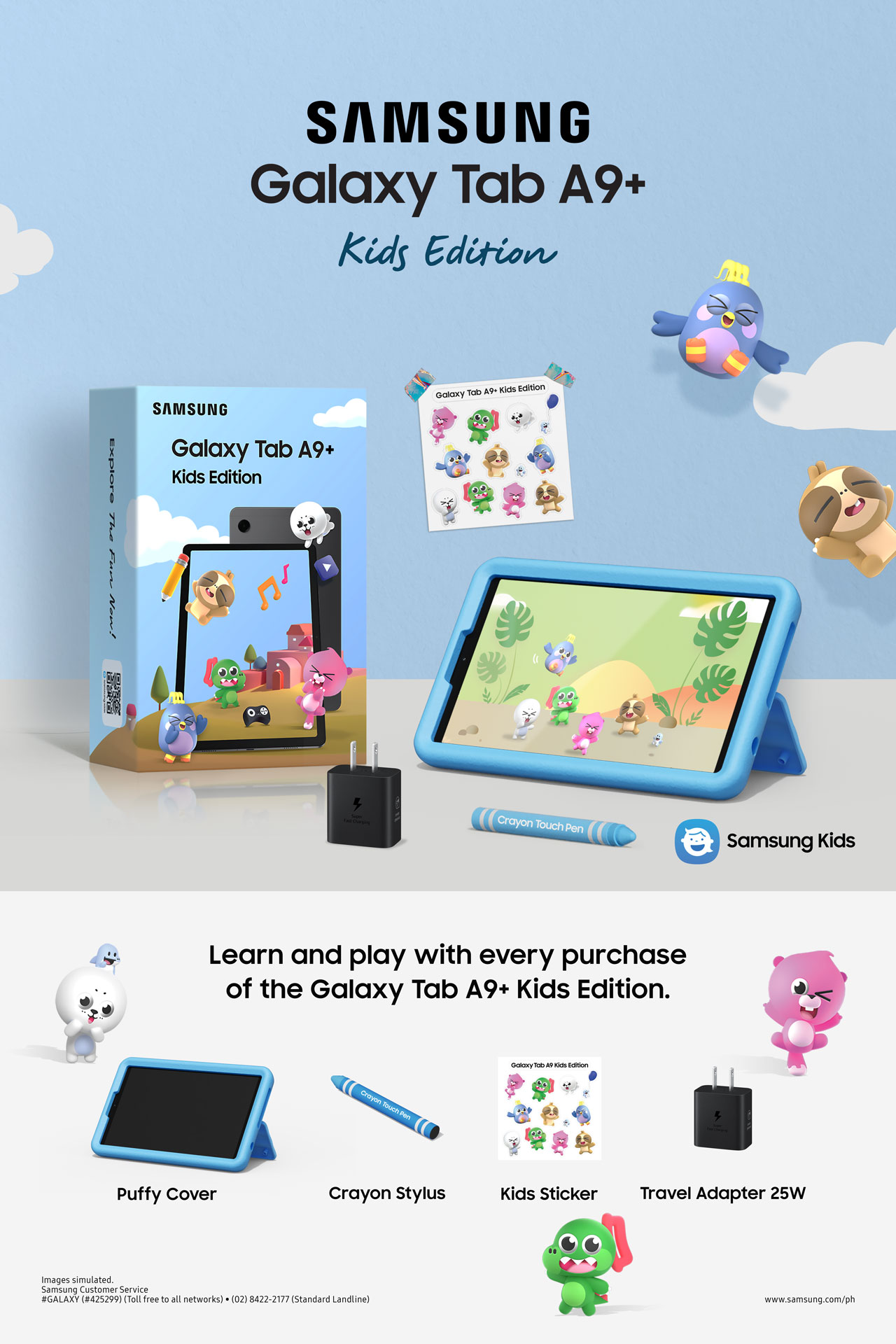 05152024 Galaxy Tab A9 Kids Edition Bundle KV 1P