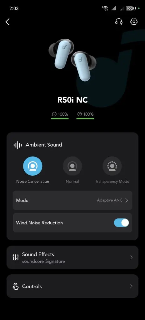 Soundcore R50i NC Review: A Budget-Friendly Noise-Cancelling Companion 91 Screenshot 20240722 140314 com.oceanwing.soundcore