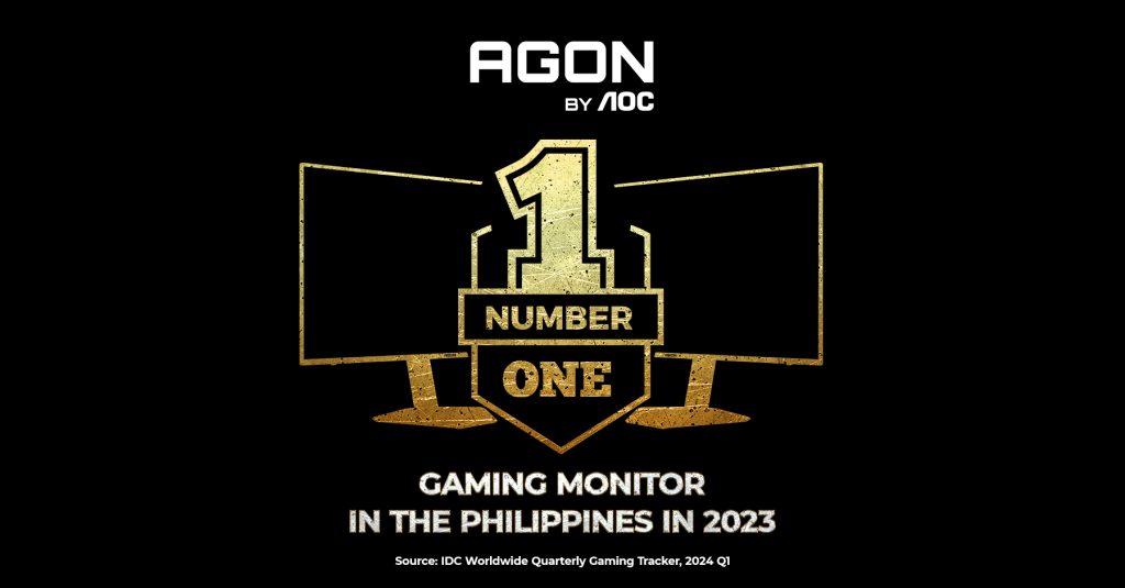AOC is the Philippines' Top Gaming Monitor Brand for 2023 87 AOC NO 1 IDC 2023 PR