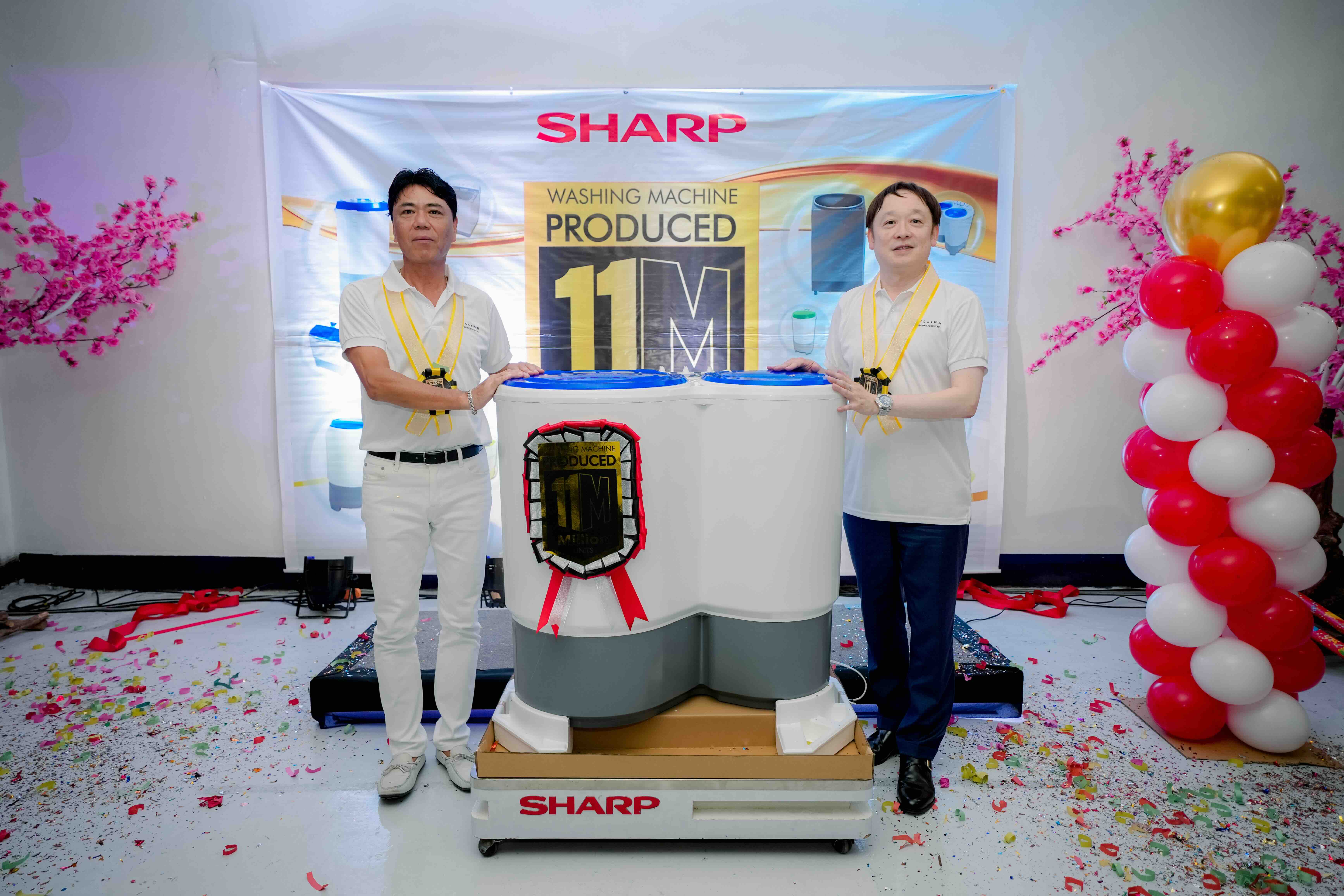 Sharp Production of 11 Millionth Washing Machine FI min