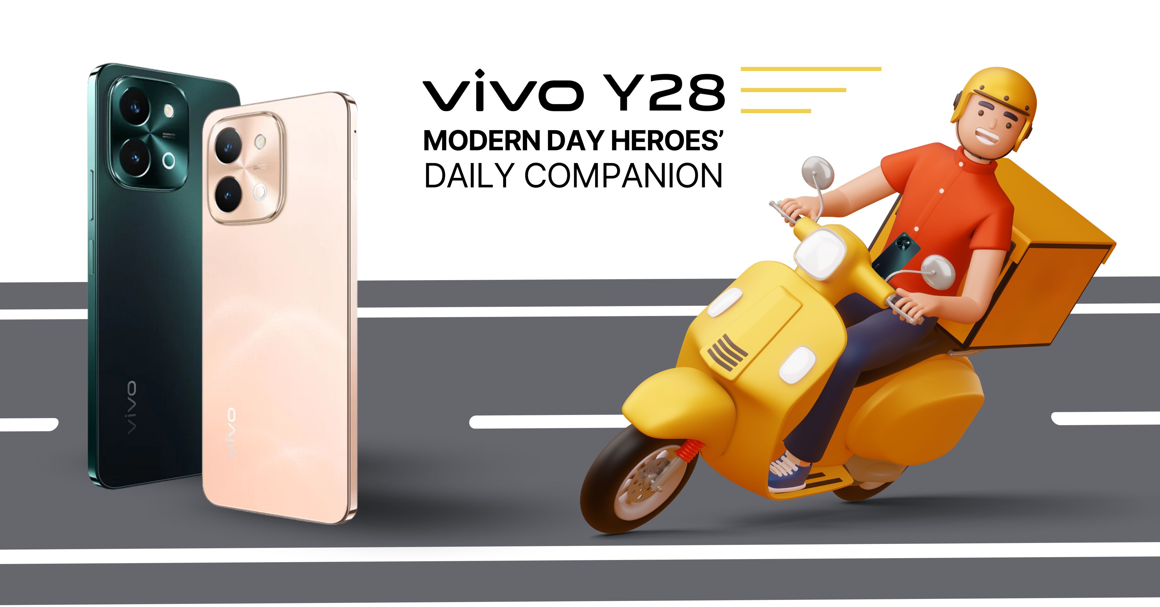 vivo Y28 for modern day heroes