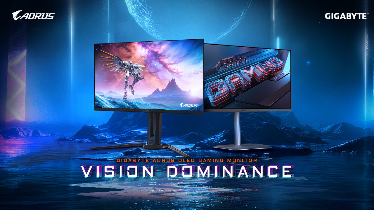 GIGABYTE Unveils Two Groundbreaking QD OLED Monitors at CES 2025 Setting New Standards in Speed and