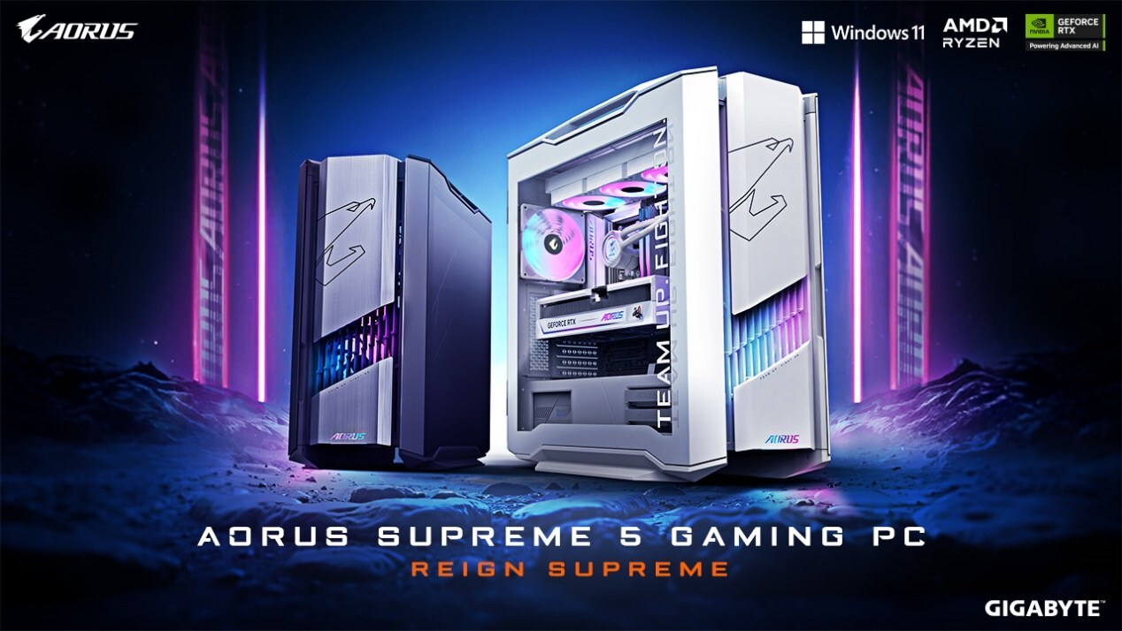 GIGABYTE Announces AORUS SUPREME 5 High End Pre Built Gaming PC Now