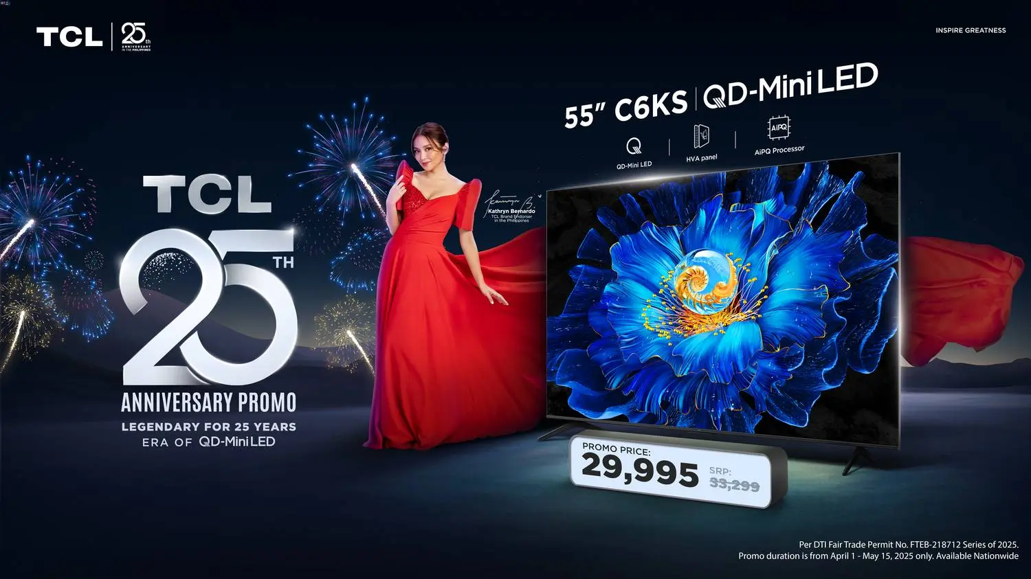 TCL Celebrates with Unbeatable QD Mini LED TV Discount 1