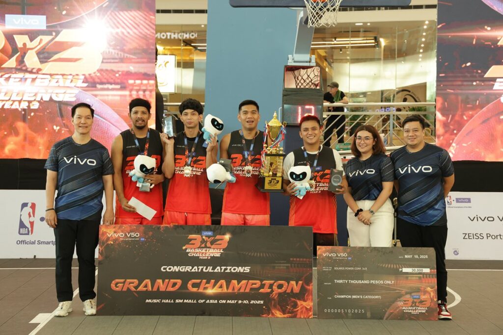 Spurs' Jeremy Sochan supercharged vivo's 3x3 Basketball Challenge Year 3 Grand Finals 93 Men s Division Grand Champion