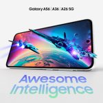 Close-up of a modern smartphone with vibrant display showcasing high-resolution graphics and sleek design.