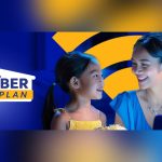 : "Globe GFiber Postpaid 2025 ad featuring a globe with digital network connections.