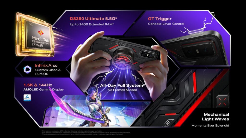 Infinix GT 30 Pro Debuts with Gaming-Centric Features, RGB Design 88 infinix gt 30 pro 2 1