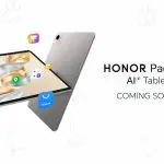 Honor Pad X9a AI tablet with sleek design and key upgrades on display.