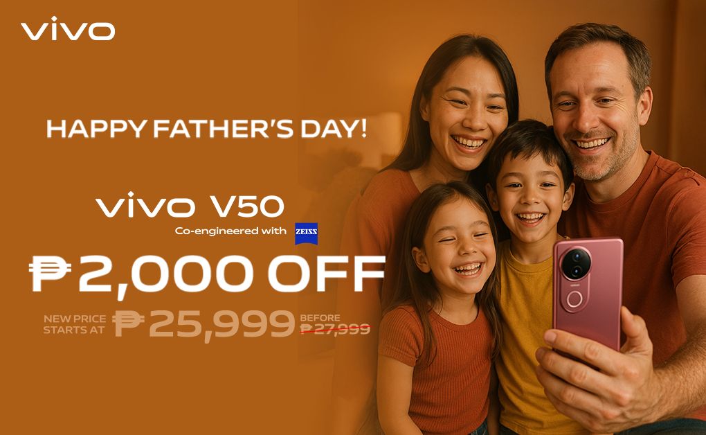 Father’s Day Deals: Save Php 2,000 on vivo V50 and more 88 V50 price drop 1