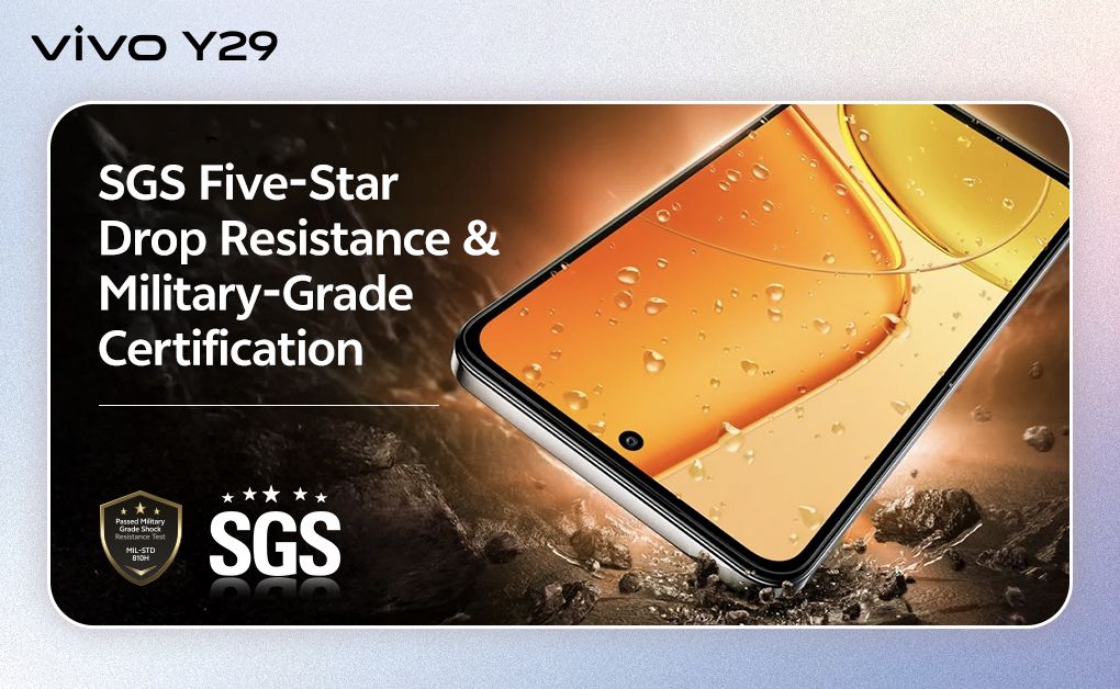 Say goodbye to fragile, hello to vivo Y29 88 vivo Y29 durability 2