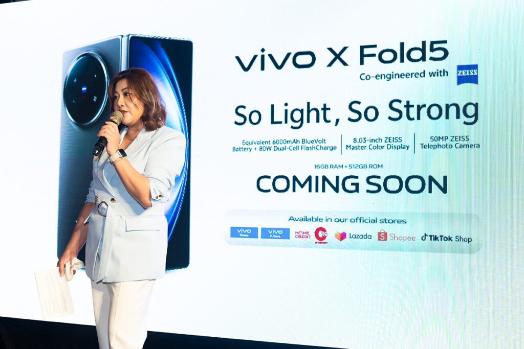 Alden Richards, influencers join glamorous vivo X200 FE Launch 97 10 vivo VP for Sales Hazel Bascon