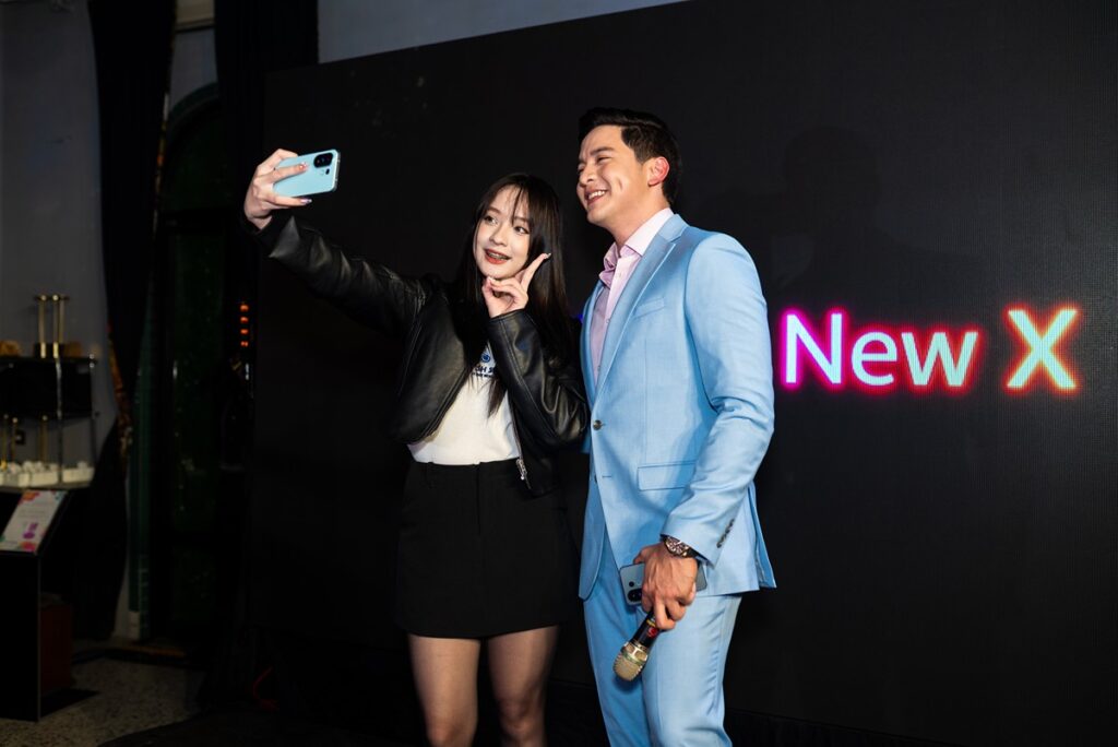 Alden Richards, influencers join glamorous vivo X200 FE Launch 94 7 Shin Gonzaga with Alden Richards