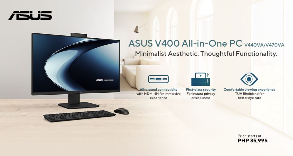 ASUS Launches New Desktops and All-in-One PCs in the Philippines 90 ASUS V400 AiO