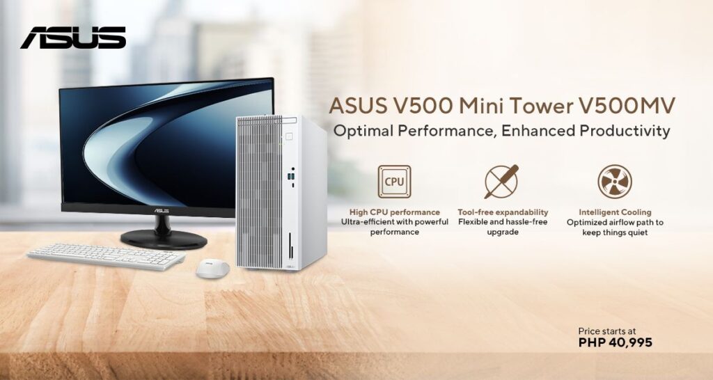 ASUS Launches New Desktops and All-in-One PCs in the Philippines 88 ASUS V500 Mini Tower