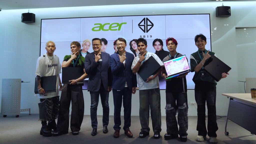 Acer tops PH PC market in Q1 2025, thanks to SB19 87 SB19 with Andrew Hou and Jason Chen 1