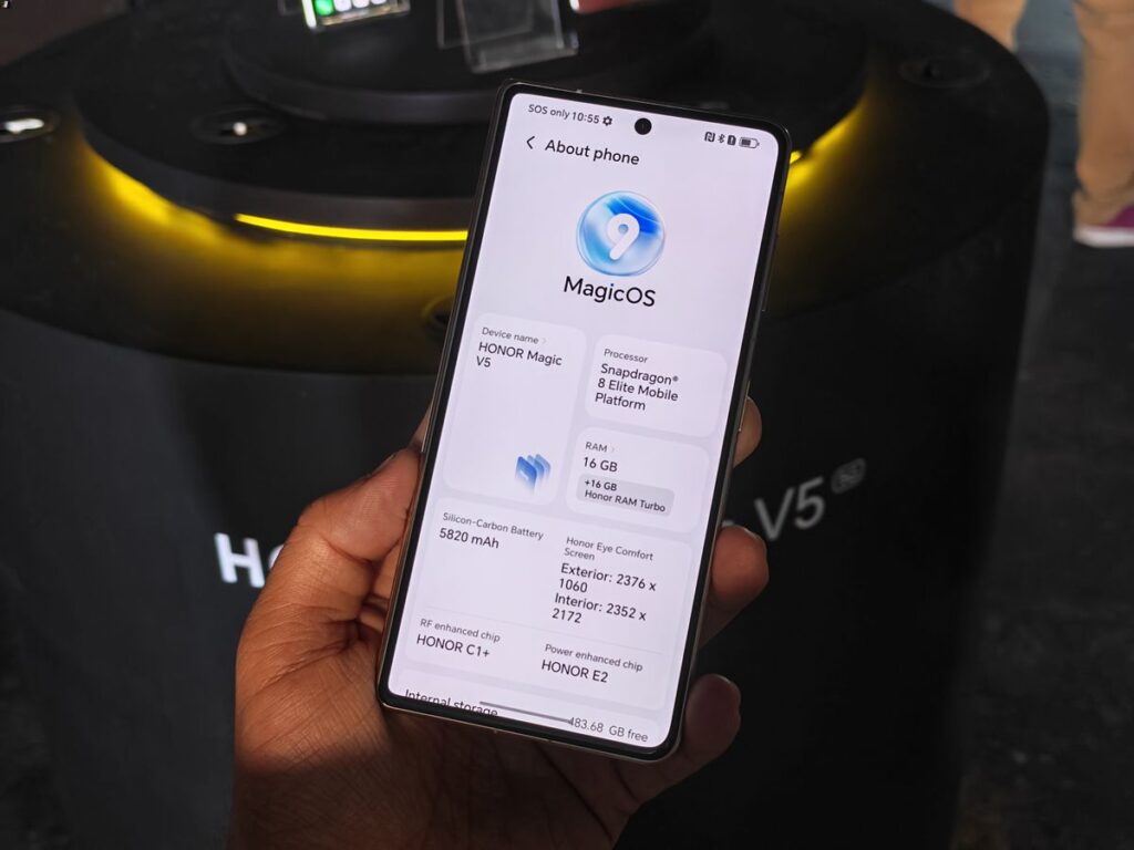 HONOR Magic V5 Hands-on: Foldable Magic 92 212