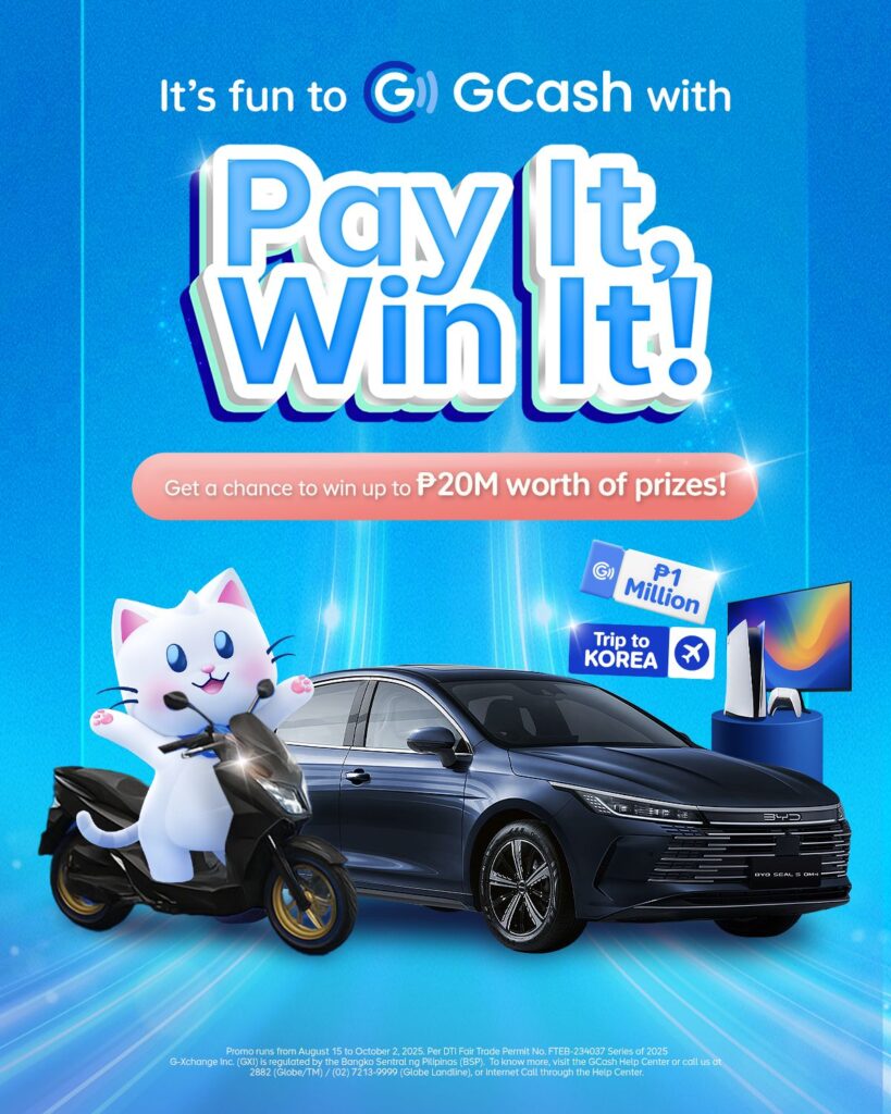GCash launches ‘Pay It, Win It’ raffle with PHP 20 million in prizes 87 GCash Pay It Win it photo 1