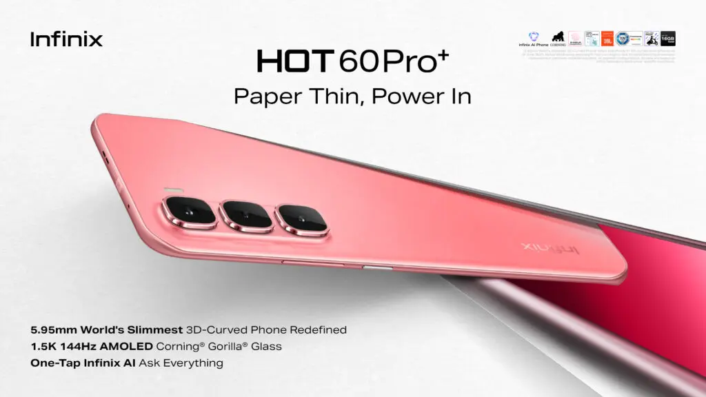 Infinix HOT 60 Pro, Pro+ launched in PH, Priced 85 KV HOT 60 Launch