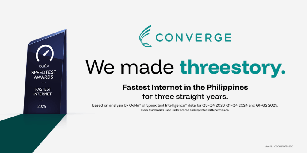 Converge Sweeps Ookla Speedtest Awards for Third Year in a Row 87 Ookla Threestory KV 1200x600 1