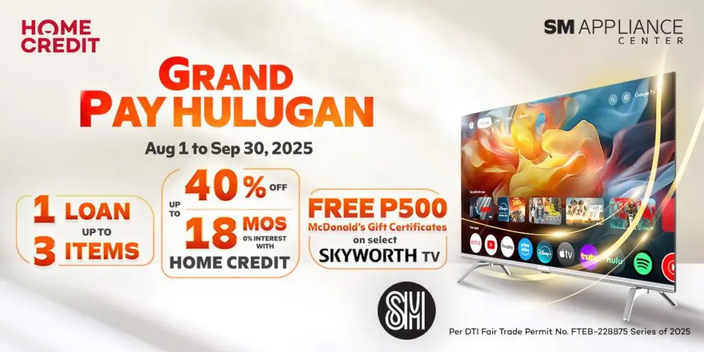 SM Appliance Center Relaunches Grand Pay Hulugan with Home Credit Philippines 85 PR Home Credit and SM Appliance Center Resizes PR Article 1