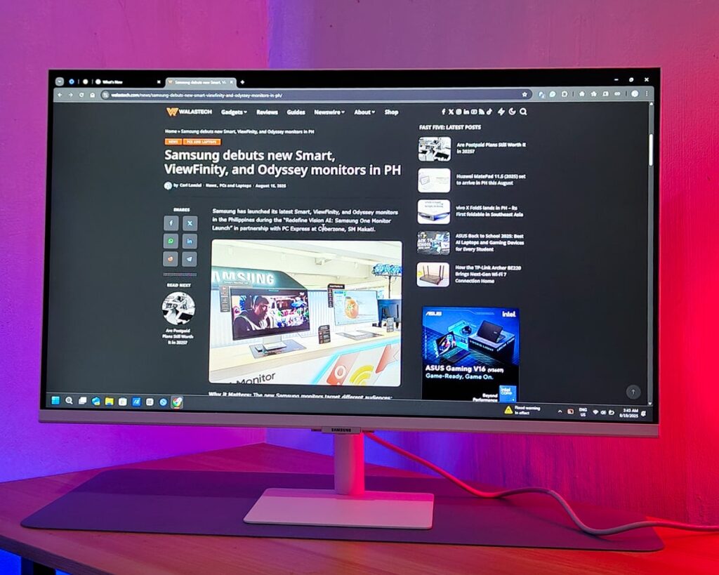 Samsung Smart M7 Monitor (2025) Review: For your Entertainment 100 samsung smart m7 monitor 2025 review philippines 16 min