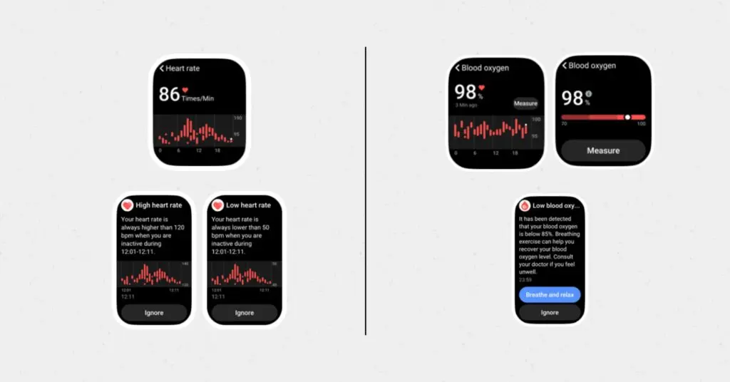 Get real-time health data with vivo Watch GT 86 vivo Watch GT Heart and Blood Monitoring
