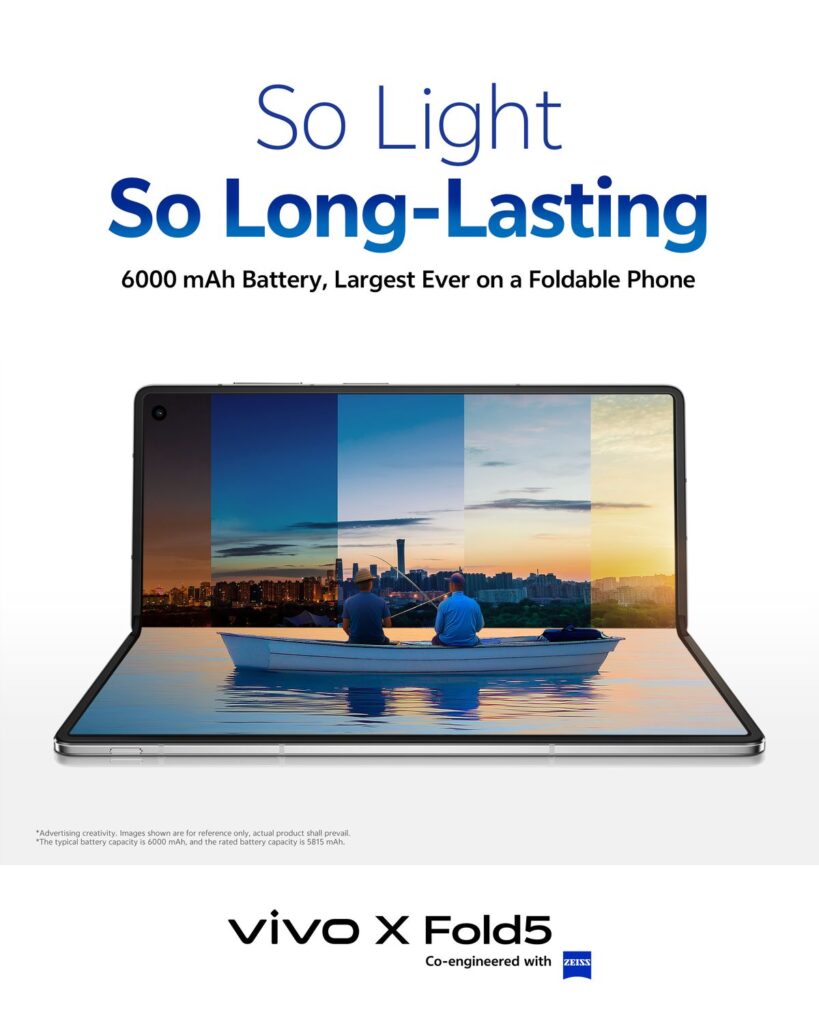 So Light, So Strong: vivo X Fold5 arriving this August 90 vivo X Fold5 2 1