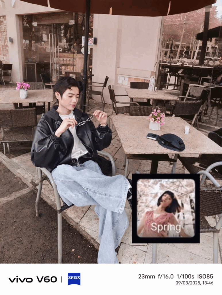 Max Collins, rising creators bring vivo V60's AI Four-Season to life 88 Andrei Sia David