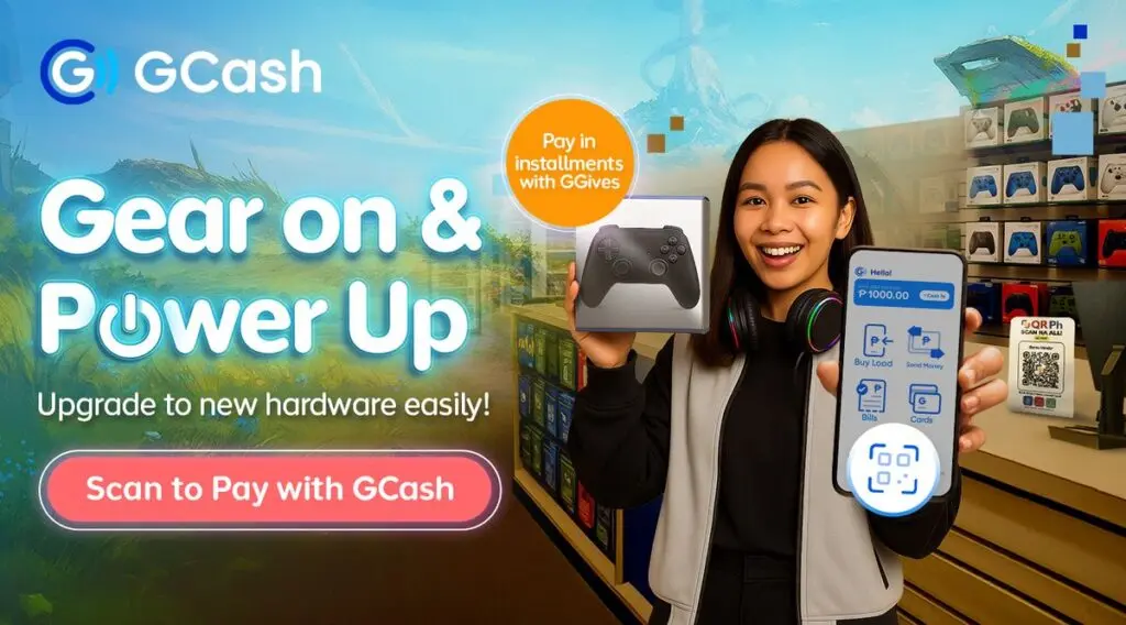 GCash Power Your Play with GCash photo 4 SCAN TO PAY 1