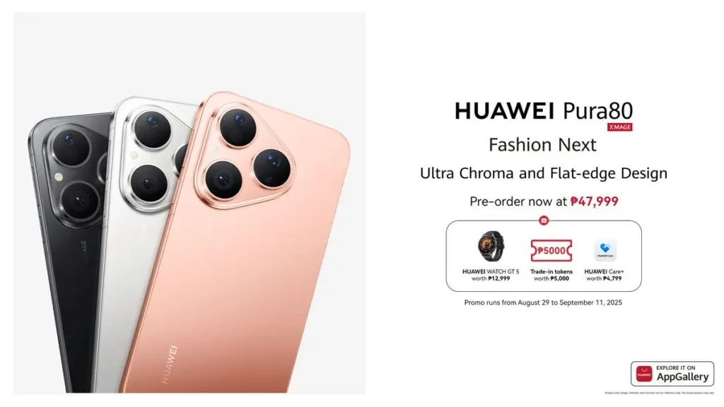 HUAWEI Pura 80 now in the Philippines, priced 90 HUAWEI Pura 80 Pre Order KV