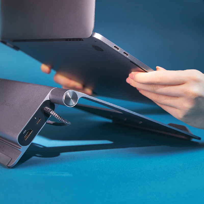 Up to 40% off on ADAM Elements Products at Power Mac Center 90 Hub Stand USB C 5 in 1 Laptop Stand Hub