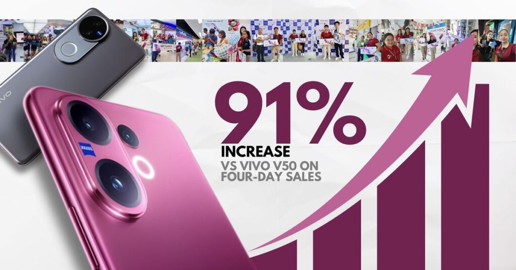 vivo V60 sales soar past V50 over four days 87 vivo V60 sales record in 4 days 1