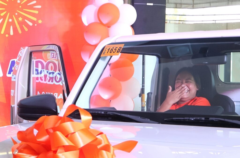 Carinderia vendor from Siargao wins Toyota Tamaraw in TNT raffle 89 17823