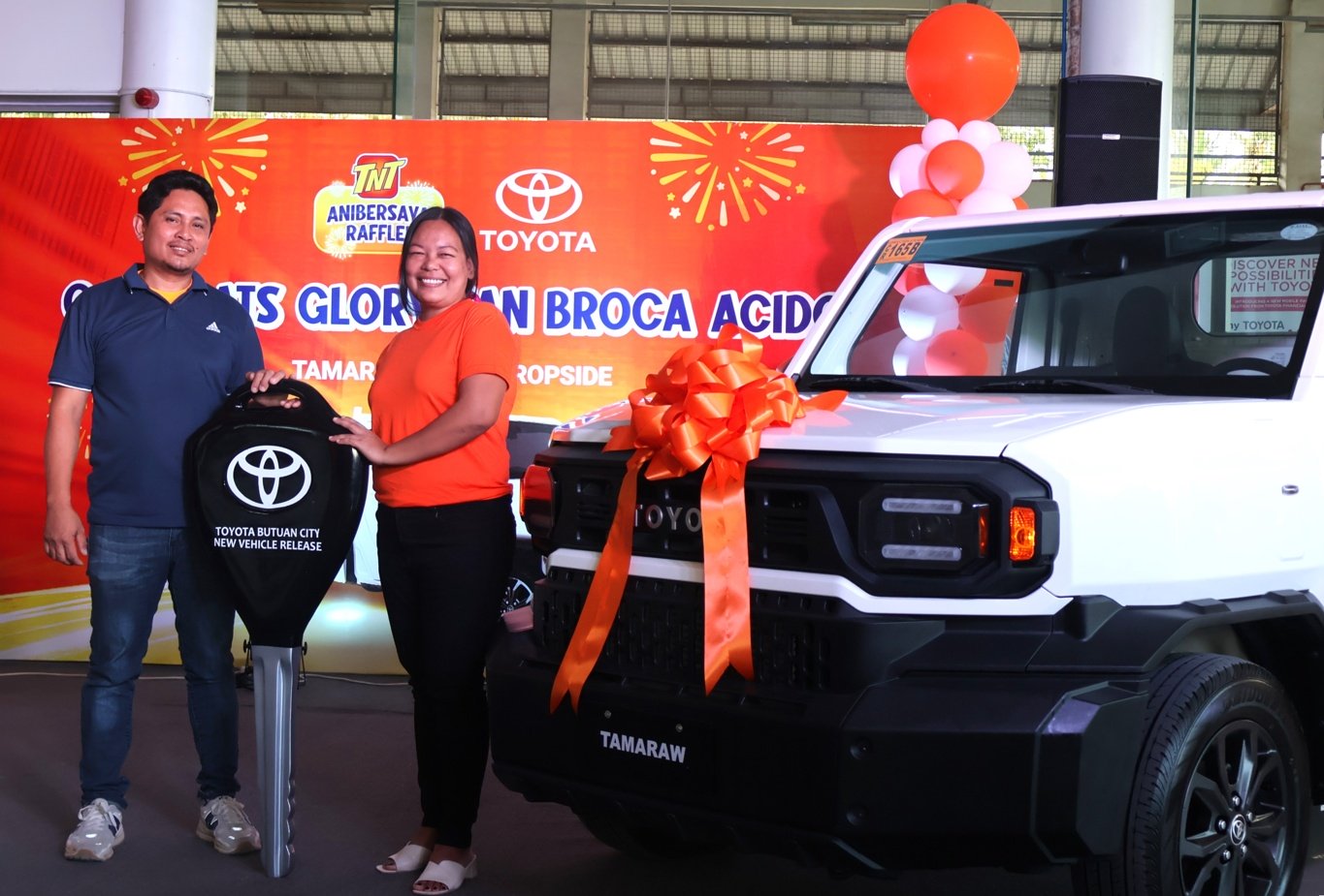 Carinderia vendor from Siargao wins Toyota Tamaraw in TNT raffle 86 17825