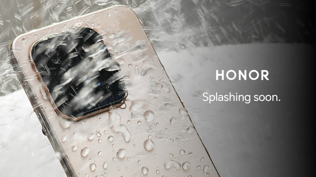 HONOR teases next X Series phone with water-resistant design and new AI Button 81 HONOR Smartphone Teaser KV Splashing Soon 1
