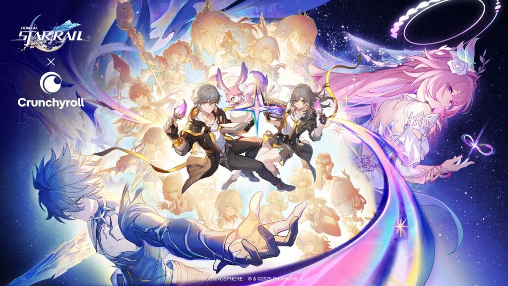 Crunchyroll,HoYoverse announce Honkai: Star Rail collaboration with free Premium access, in-game rewards 87 HSR NA BaseAsset KV 16x9 3840x2160 LogoLeft Copyright en US