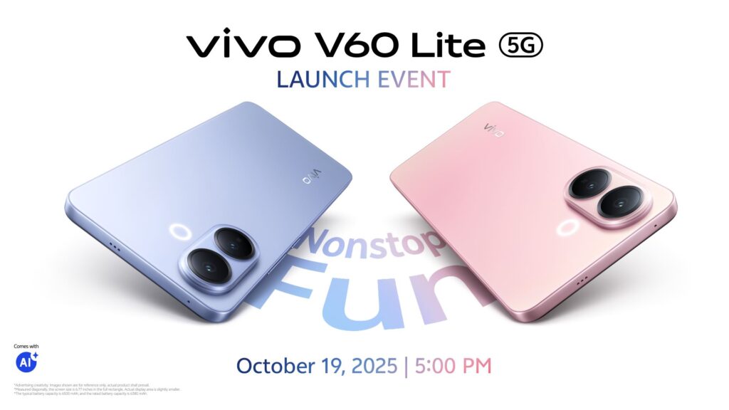 Nonstop fun with new gaming beauty, vivo V60 Lite 81 Nonstop fun with vivo V60 Lite