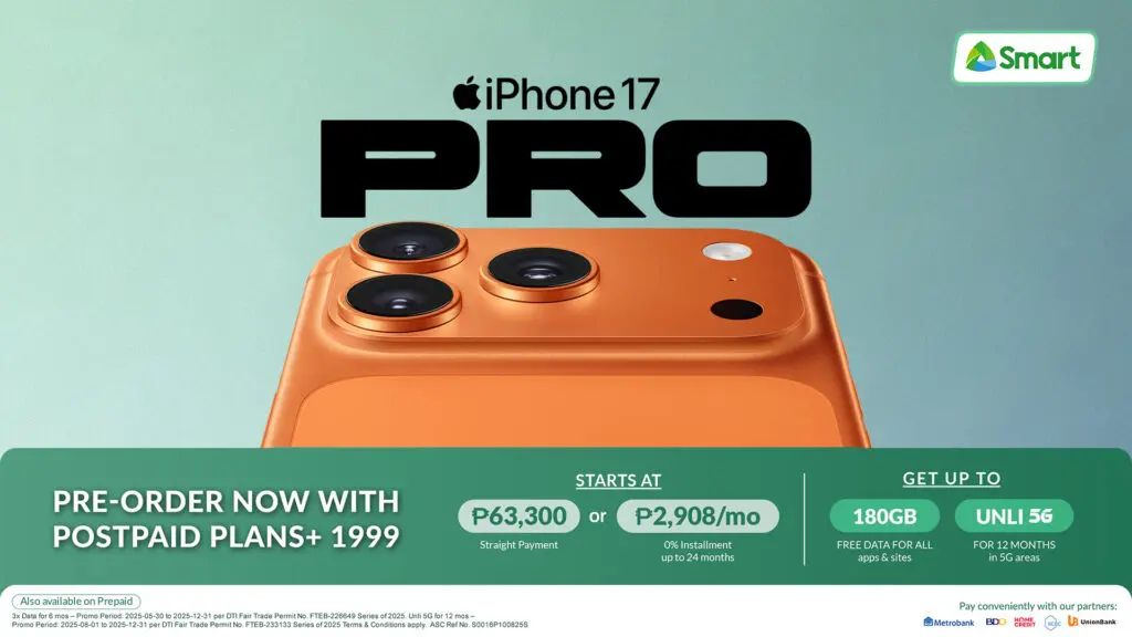 Smart opens iPhone 17 series pre-orders with exclusive data rewards, lifestyle perks 88 SmartiPhone17Pro