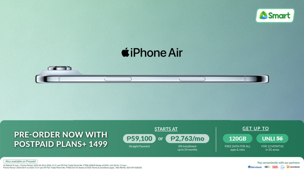 Smart opens iPhone 17 series pre-orders with exclusive data rewards, lifestyle perks 89 SmartiPhoneAir