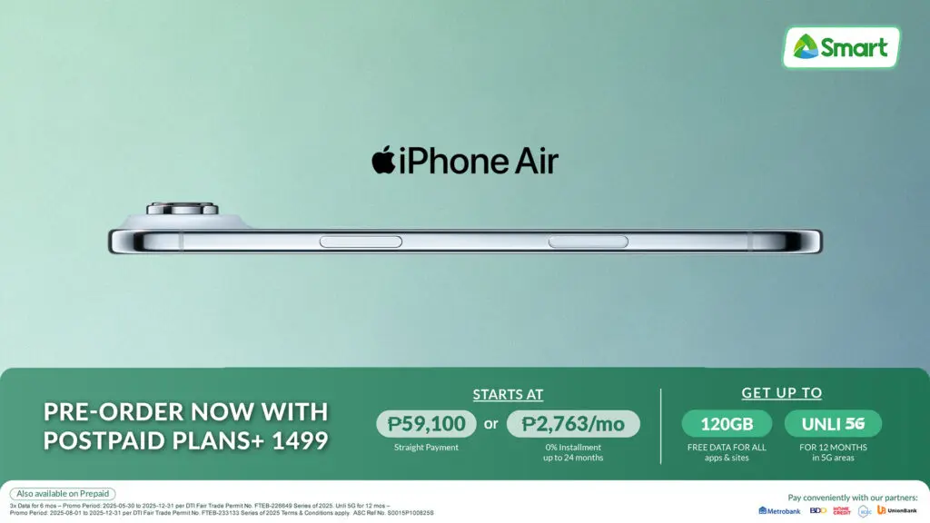 Smart opens iPhone 17 series pre-orders with exclusive data rewards, lifestyle perks 87 SmartiPhoneAir