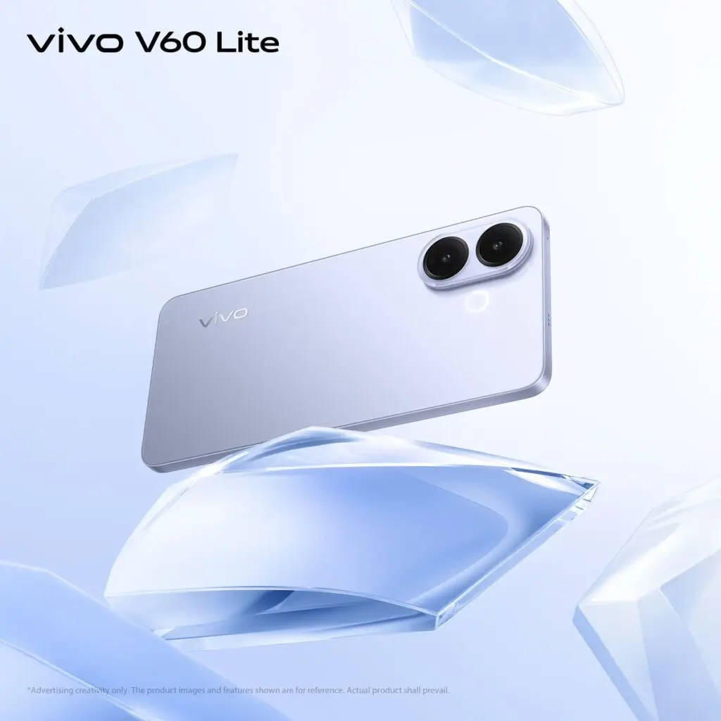 vivo V60 Lite in Titanium Blue 1